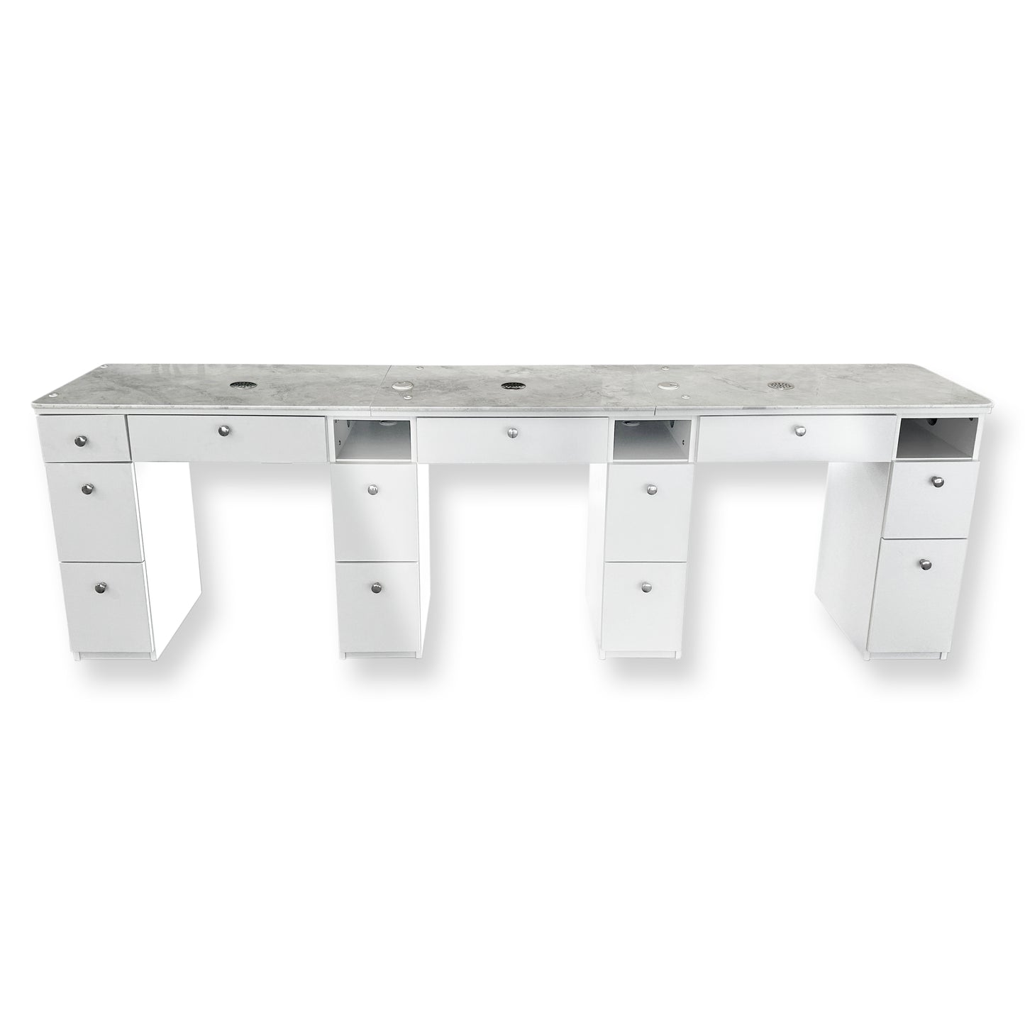 Benjamine Triple Nail table with Vent Pipe