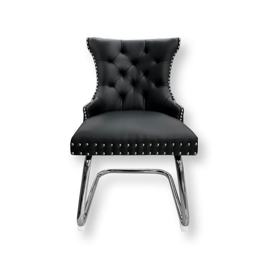 Black Color Itech Luxury Venice Waiting Chair