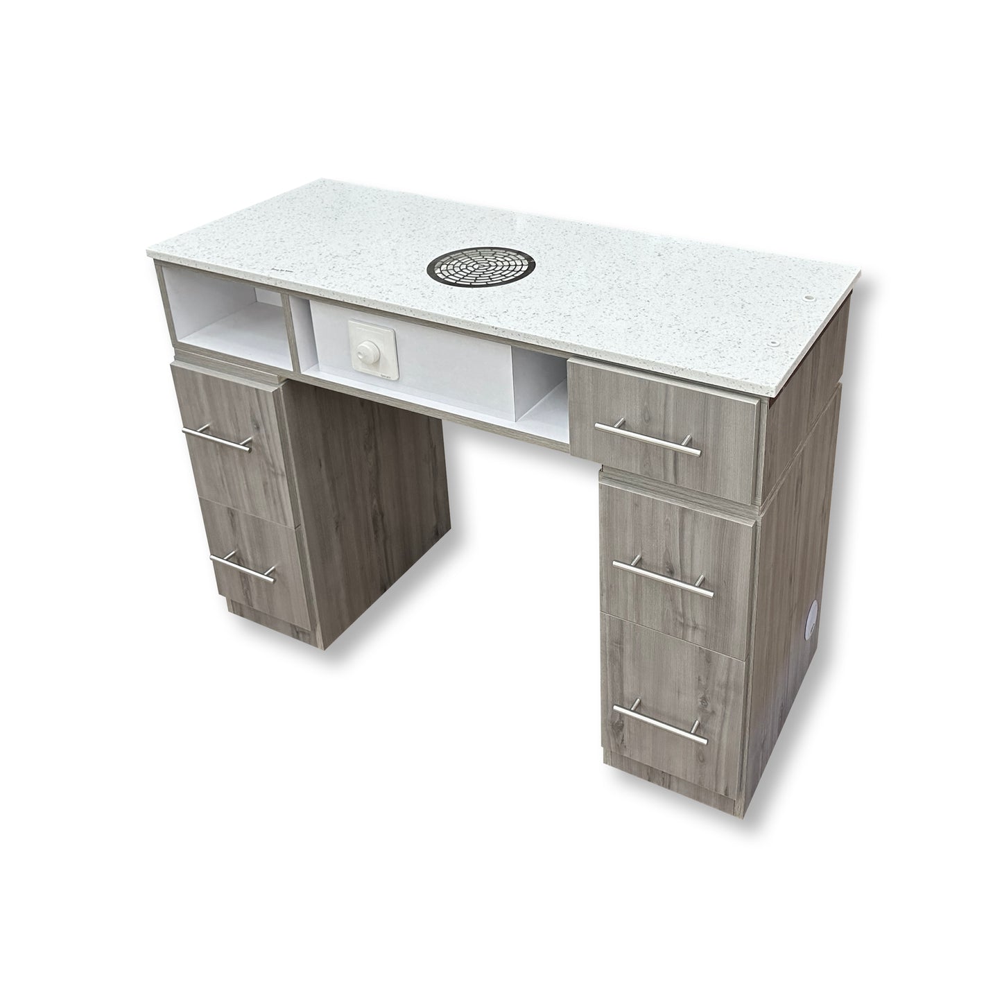 Abalone Grey Single Nail Table with build-in Air filter system