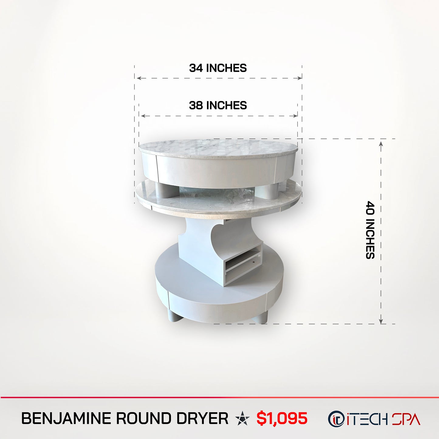 Benjamine Nail Dryer Round