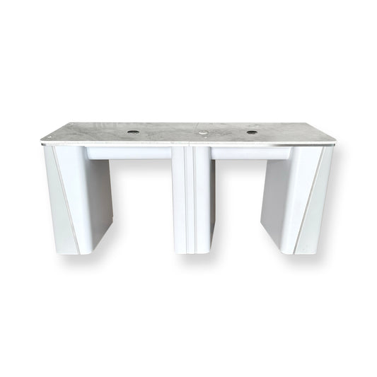 Benjamine Double Nail table with Vent Pipe