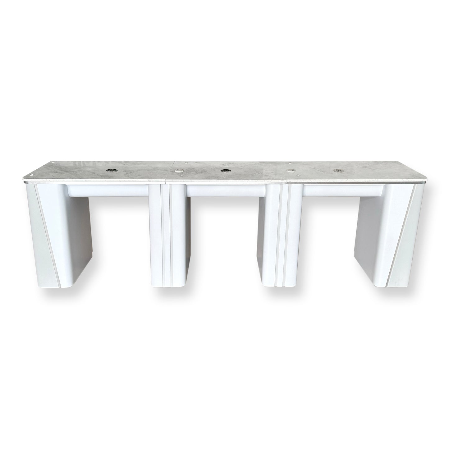 Benjamine Triple Nail table with Vent Pipe